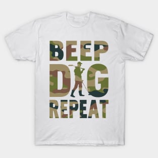 Detectorists Camo Edition by Eye Voodoo T-Shirt